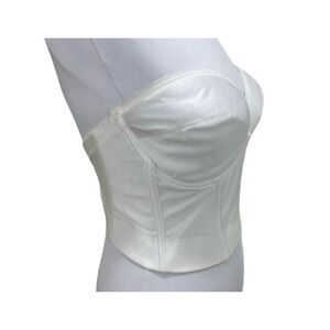 Va Bien White Hourglass Bustier Size 38C